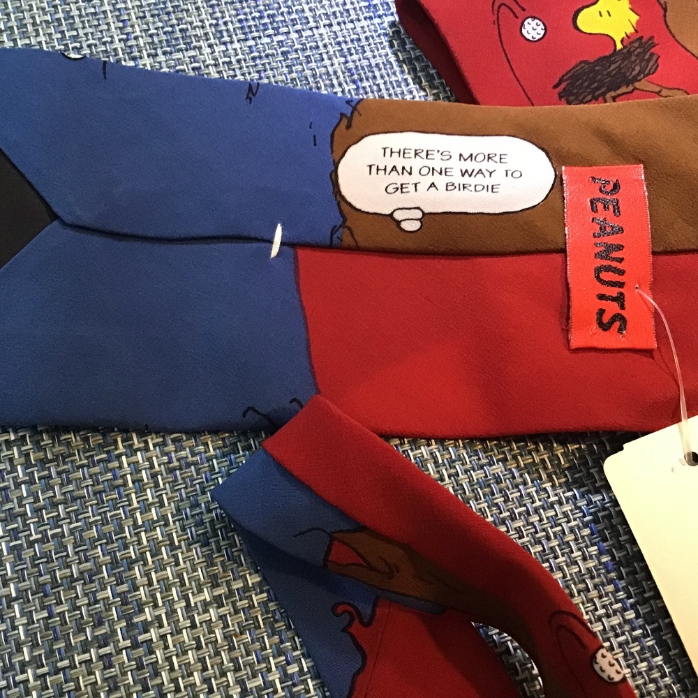 Tie: Snoopy Golf Theme New